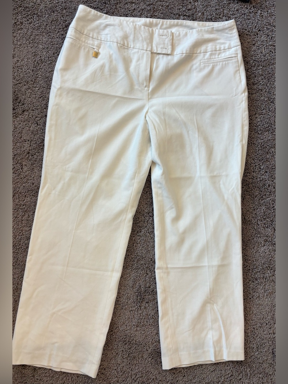new directions White Women's Lined Dress Pants